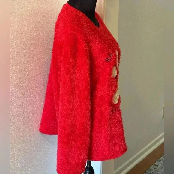 Secret Treasureres “Bake It Till You Make It” Furry Sweater - Picture 2 of 5